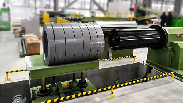 CAZJ-1250B spacer type 5 ton slitting line CNC