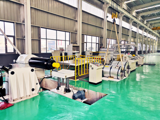 CAZJ-1250B-10T spacer type 10 ton slitting line