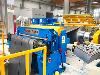 CANWIN Single Knife SeatSilicon Steel Sheet CNC High-Speed Slitting Equipment